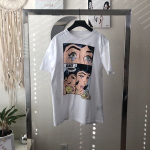 Black Pyramid Comic Strip T-shirt Medium